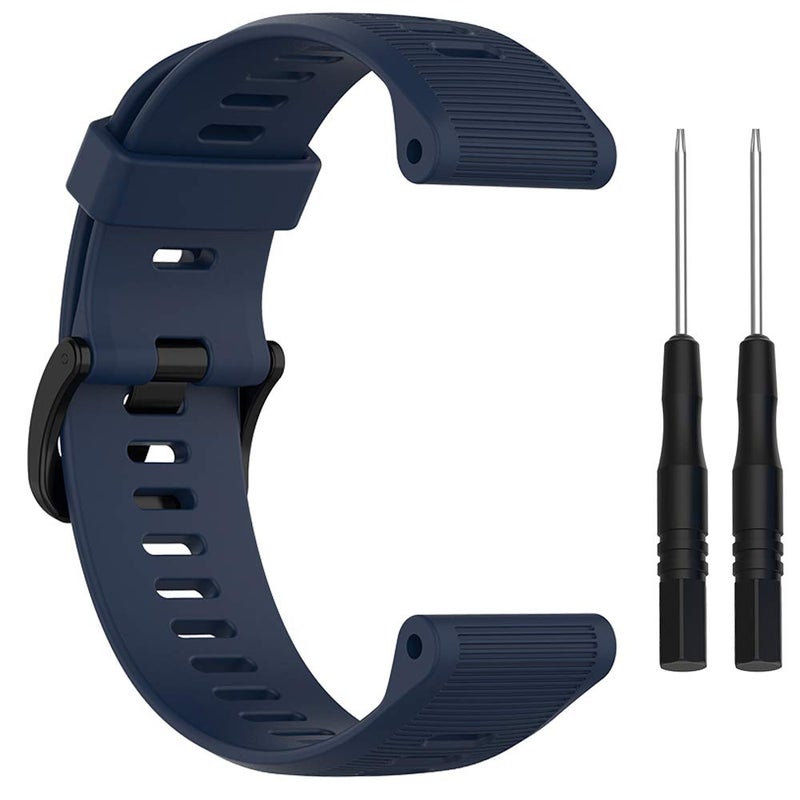 QGHXO Band for Garmin Forerunner 945, Soft Silicone Replacement Watch Band Strap for Garmin Forerunner 935 Smart Watch (No Tracker) - Image 4